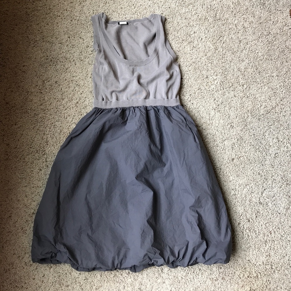 J Crew gray tank dress